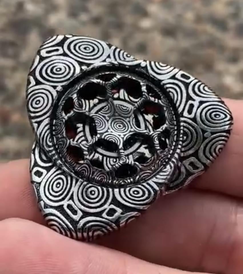 Image of Hex Hollow Button