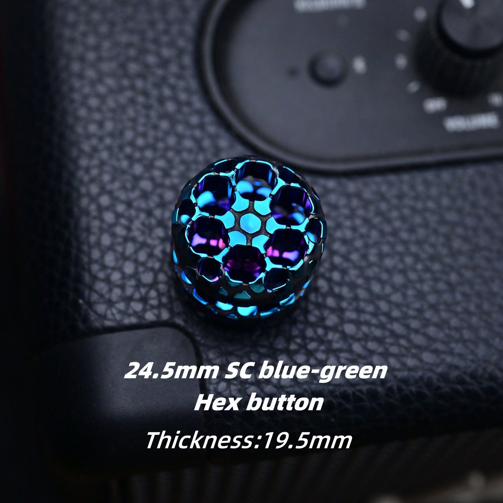 Image of Hex Hollow Button Thick